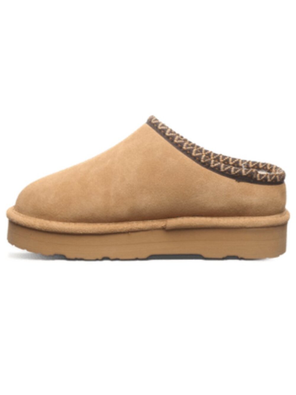 Bearpaw Women's Martis Suede Winter Slipper Iced Coffee Solid